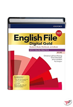 ENGLISH FILE DIGITAL GOLD A1-A2: STUDENT'S BOOK & WORKBOOK WITHOUT KEY • 4ª EDIZ. ˗+ EBOOK