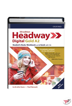 HEADWAY DIGITAL GOLD A2 - SB & WB + DISC MP3 • 5ª EDIZ. ˗+ EBOOK
