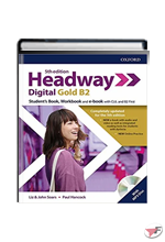 HEADWAY DIGITAL GOLD B2 - SB & WB + DISC MP3 • 5ª EDIZ. ˗+ EBOOK