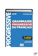 GRAMMAIRE PROGRESSIVE DU FRANÇAIS LIVRE + CD + APPLI-WEB - (NIVEAU INTERMÉDIAIRE A2-B1) • 4ÈME EDIZ. ˗ (LM)
