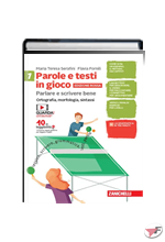 PAROLE E TESTI IN GIOCO 1 + 2 + QUADERNO • ROSSA EDIZ. ˗+ EBOOK