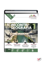 INCONTRI DI GEOGRAFIA 1 + ATLANTE 1 + DVD 1 ˗+ EBOOK