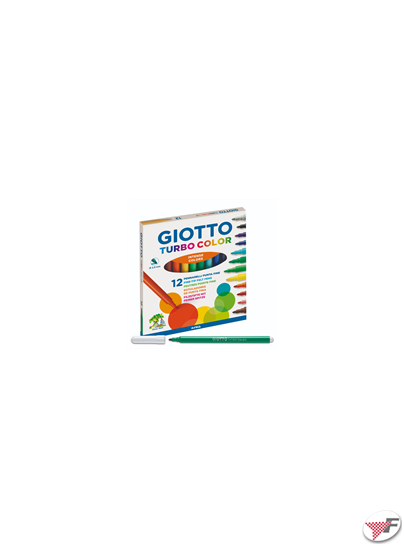 Colori a spirito Giotto Turbo Color - cf. 12 pz - Colori assortiti