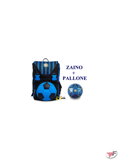 Zaino inter sdoppiabile big inter + gadget omaggio - scuola 2021 -  8011410651937 - Inter